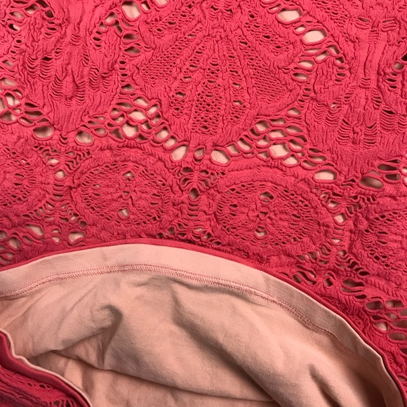 Free People Intimately Pink Lace Bodycon Dress - Picture 5 of 7